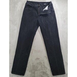 Jordache Basics Jeans Mens 36x34 Black Charcoal Wash Straight Denim Cotton